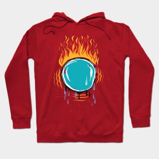 Burning and Melting Earth Hoodie